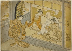 Hotoke Gozen Dancing before Taira no Kiyomori