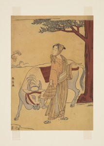 Parody of the Story of Chao Fu by Suzuki Harunobu