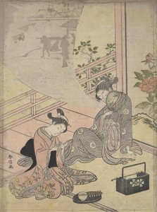 Parody of the Tale of Young Man Lu: Courtesan Dreaming, 18th Century