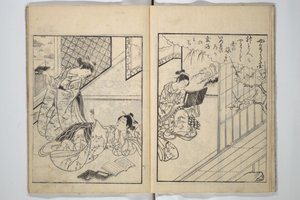 Picture Book of Gold Brocades (Ehon kokinran) by Suzuki Harunobu