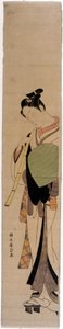 The Courtesan Hinatsuru. Prints by Harunobu Suzuki