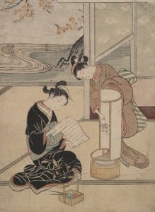 The Evening Glow of the Lamp: Eight Parlor Views by Suzuki Harunobu