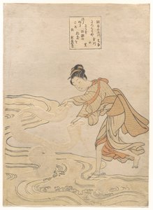 The Jewel River at Chofu (Chofu no Tamagawa) by Suzuki Harunobu