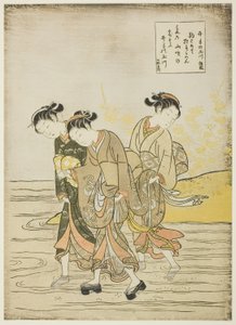 The Jewel River at Ide, from an Untitled Series of Six Jewel Rivers by Suzuki Harunobu