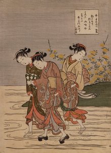 The Jewel River at Ide, from the series The Six Jewel Rivers by Suzuki Harunobu