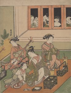 The Watchers and the Watched by Suzuki Harunobu