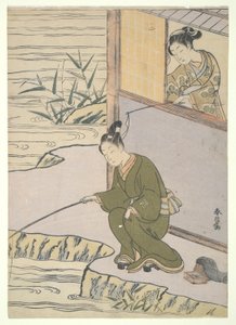 Tickling the Angler by Suzuki Harunobu