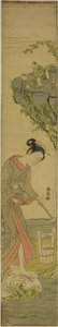 Two Sages Gazing at a Beauty Treading Cloth (parody of Kume Sennin)