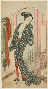 Woman in a Bathhouse