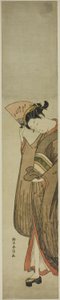 Young Woman Holding a Fan