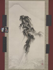 Rising Dragon And Mt. Fuji by Suzuki Kiitsu
