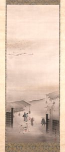 Yoshiwara and Shinagawa by Suzuki Kiitsu