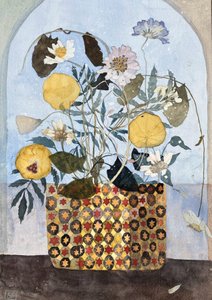 Pressed Flowers and a Florentine Pot, 2025 by Suzy Fasht