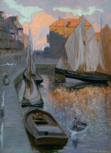 The Harbour at Honfleur