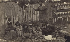 In Pawhakiro Pa, Hawkes Bay, New Zealand, c.1865