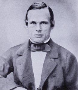 Anders Jonas Angstrom, Swedish Physicist and Astronomer Prominent in the Development of Spectroscopy (b/w photo) by Swedish Photographer