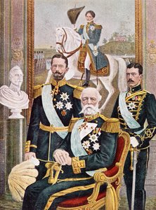 Five Generations of Swedish Monarchs, 1904