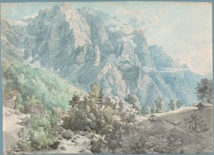 The Glärnisch Massif in Switzerland by Swiss 18th Century