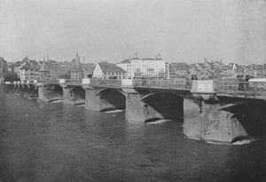 Basel, The Old Bridge over the Rhine by Swiss Photographer