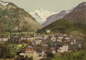 Berner Oberland: Interlaken, Totalansicht by Swiss Photographer