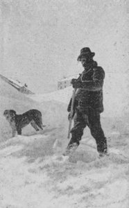 Clearing the Passage, Hospice of the Great St. Bernard by Swiss Photographer
