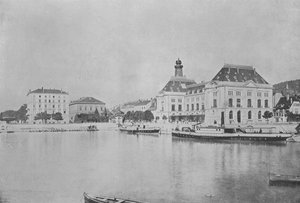 Neuchatel, The Port and the Post Office Hotel