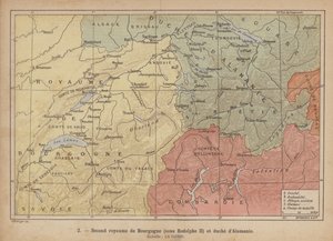 Duchies of Burgundy and Alamannia, Early 10th Century by Swiss School