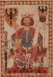 King Henry, Illustration from the Manesse Codex, a Collection of Courtly Love Songs, Probably from Zurich