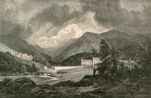 St. Moritz in the Engadine by Swiss School
