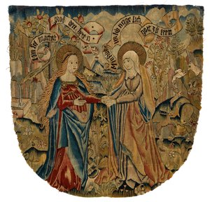 Tapestry Panel Depicting the Visitation, c.1500