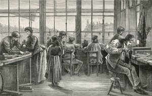 Watchmakers workshop at La Chaux de Fonds by Swiss School