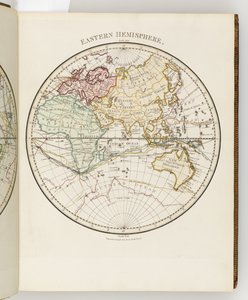 Map of the eastern hemisphere, illustration from 