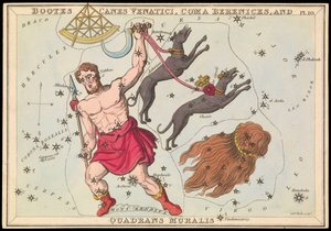 Bootes Canes Venatici, Coma Berenices and Quadrans Muralis, c.1825