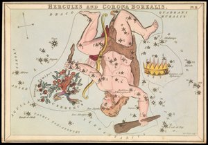 Hercules and Corona Borealis, c.1825