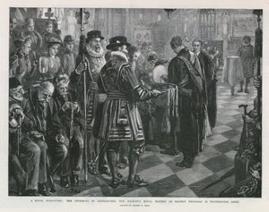 A Royal Almsgiving by Sydney Prior Hall