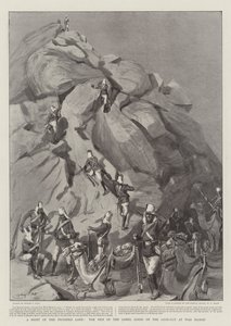 A Sight of the Promised Land, the Men of the Camel Corps on the Look-out at Wad Hamed by Sydney Prior Hall
