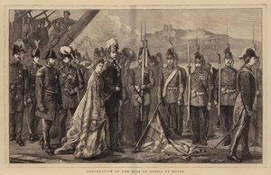 Debarkation of the Czar of Russia at Dover by Sydney Prior Hall