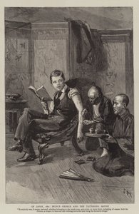 In Japan, 1881, Prince George and the Tattooing Artist by Sydney Prior Hall