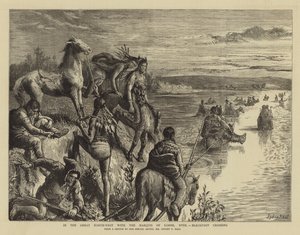 In the Great North-West with the Marquis of Lorne, XVIII, Blackfoot Crossing by Sydney Prior Hall