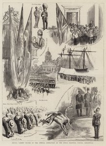 Prince Albert Victor at the Annual Inspection of the Royal Hospital School, Greenwich by Sydney Prior Hall