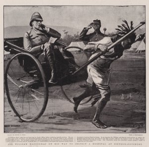 Sir William Maccormac on his Way to Inspect a Hospital at Pietermaritzburg by Sydney Prior Hall