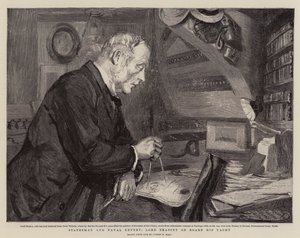 Statesman and Naval Expert, Lord Brassey on Board His Yacht