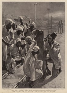 The Advance in the Soudan, Civilization in the Desert by Sydney Prior Hall