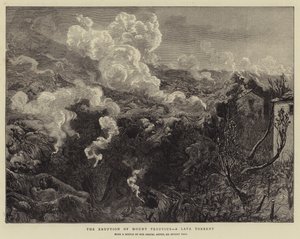 The Eruption of Mount Vesuvius, a Lava Torrent