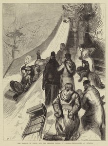 The Marquis of Lorne and the Princess Louise in Canada, Tobogganing at Ottawa
