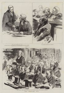 The Opening Day by Sydney Prior Hall