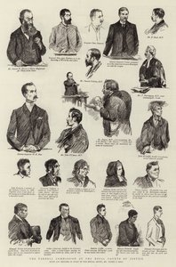 The Parnell Commission at the Royal Courts of Justice by Sydney Prior Hall