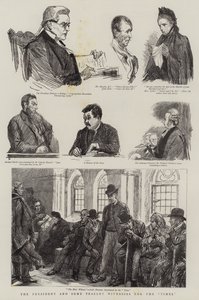 The President and some Peasant Witnesses for The Times by Sydney Prior Hall