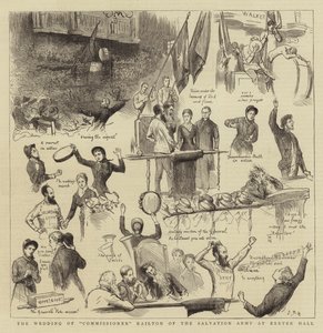 The Wedding of Commissioner Railton of the Salvation Army at Exeter Hall by Sydney Prior Hall