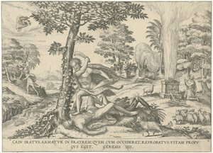 Cain and Abel by Symon Novelanus (attributed to)
